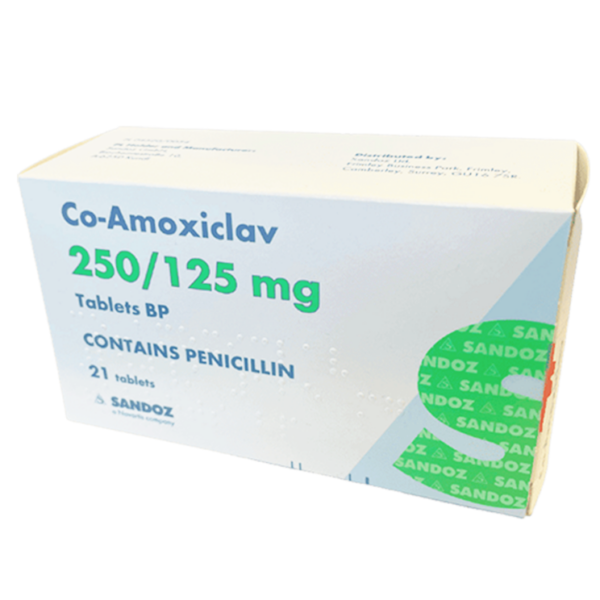 Co-Amoxiclav 375mg Tablets (Pack Size 21)