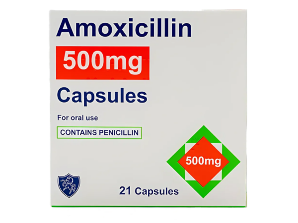 Amoxicillin 500mg Capsules (Pack Size 21)