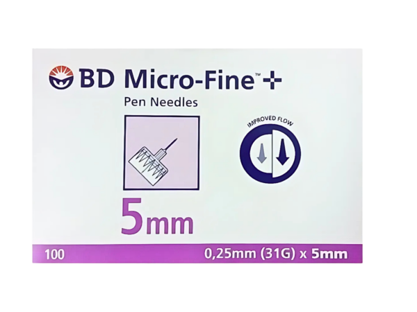 BD Micro-Fine Ultra Pen Needles Penta Point 31g 5mm (Box of 100)