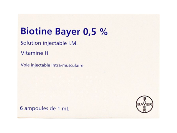 Biotin 0.5% IM Ampoules (Pack Size 6)